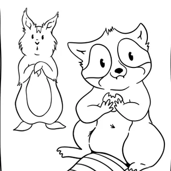 Color Rusty & Squeaks — activity preview