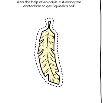 Pin the Tail on Squeaks (Tail Cut out) — activity preview